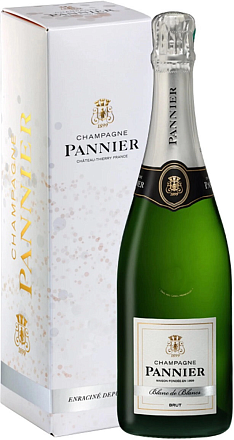 Champagne Pannier Blanc de Blancs Brut, в подарочной упаковке